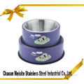 Newly design durable dog plate/stainless steel dog bowls/dog dish
